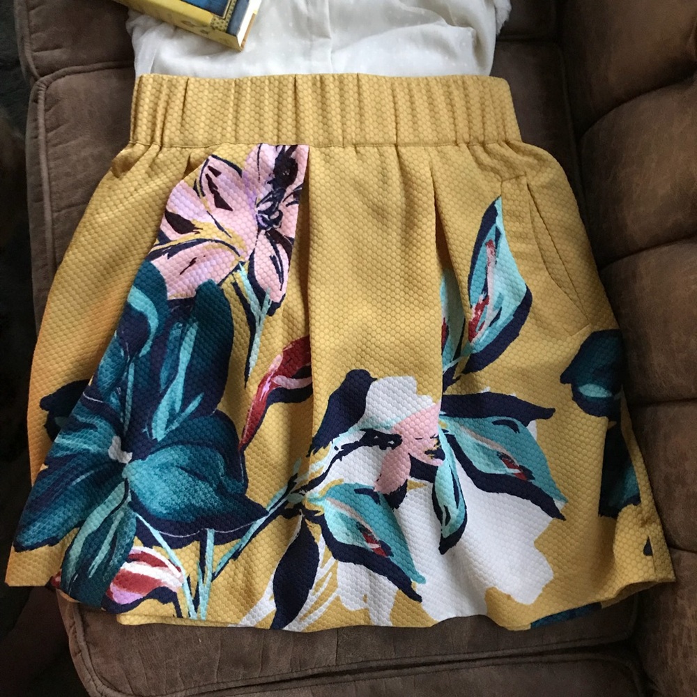 Anthropologie Tropical Skirt - Picture 3 of 4